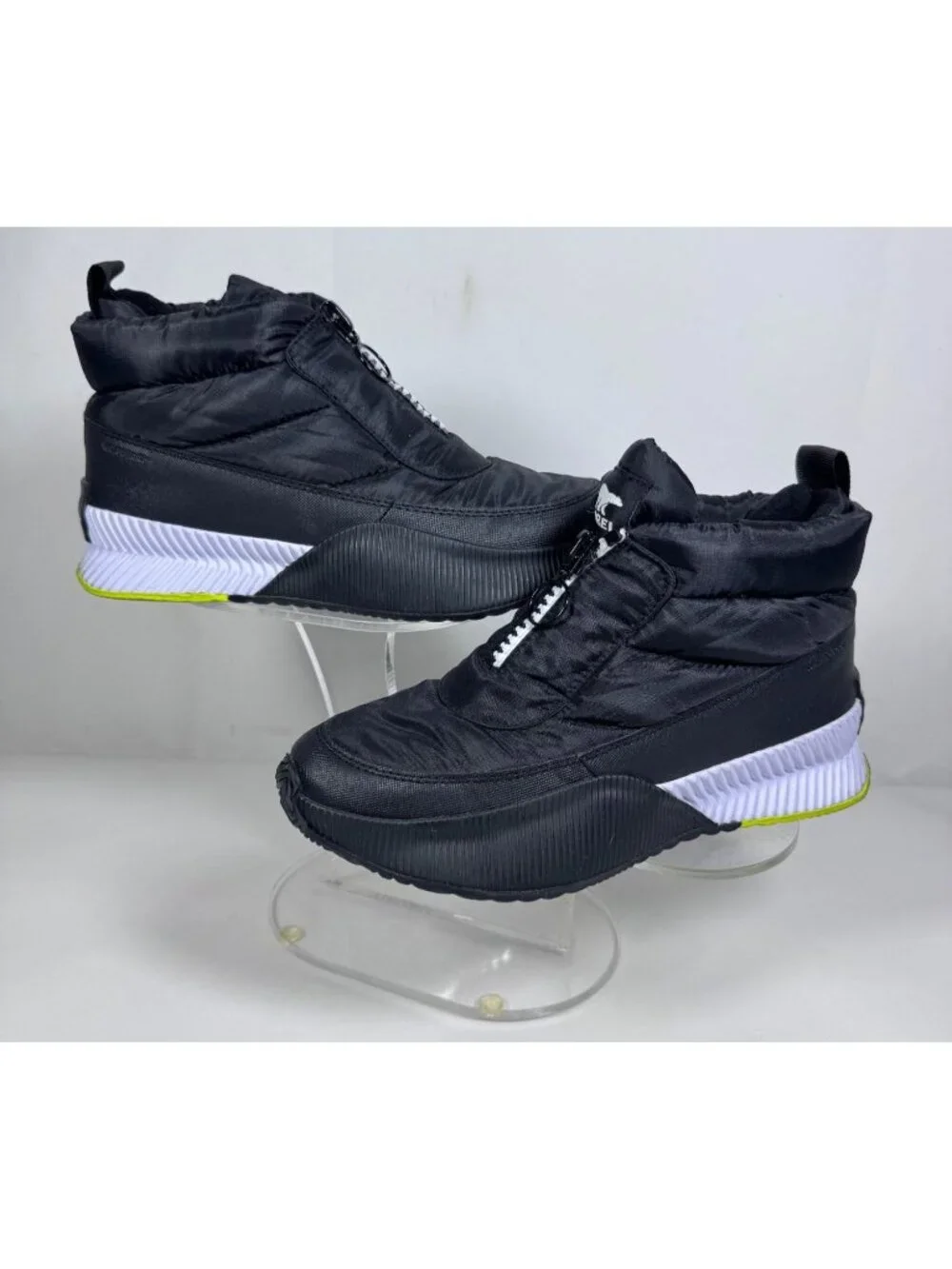 Sorel Out N About III Puffy Zip Waterproof Boots Black Women 9.5 NL4943 Outdoor